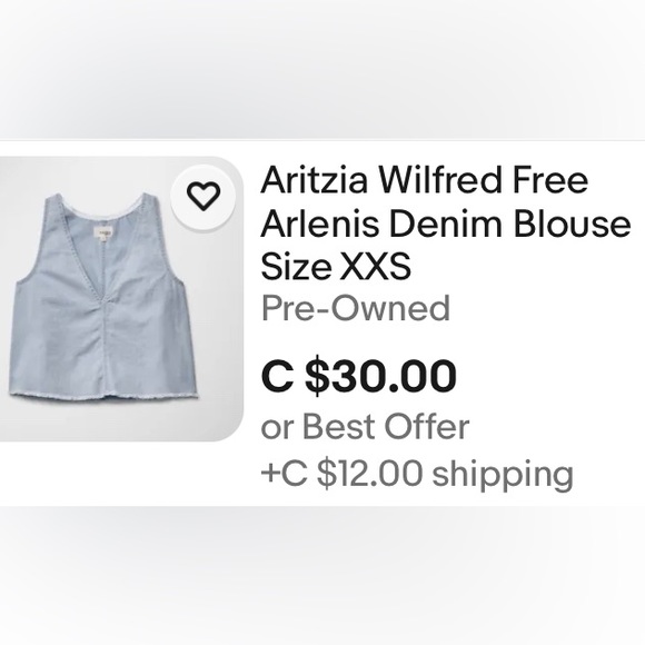 Wilfred Free “Arlenis” by Aritzia top - Picture 12 of 13